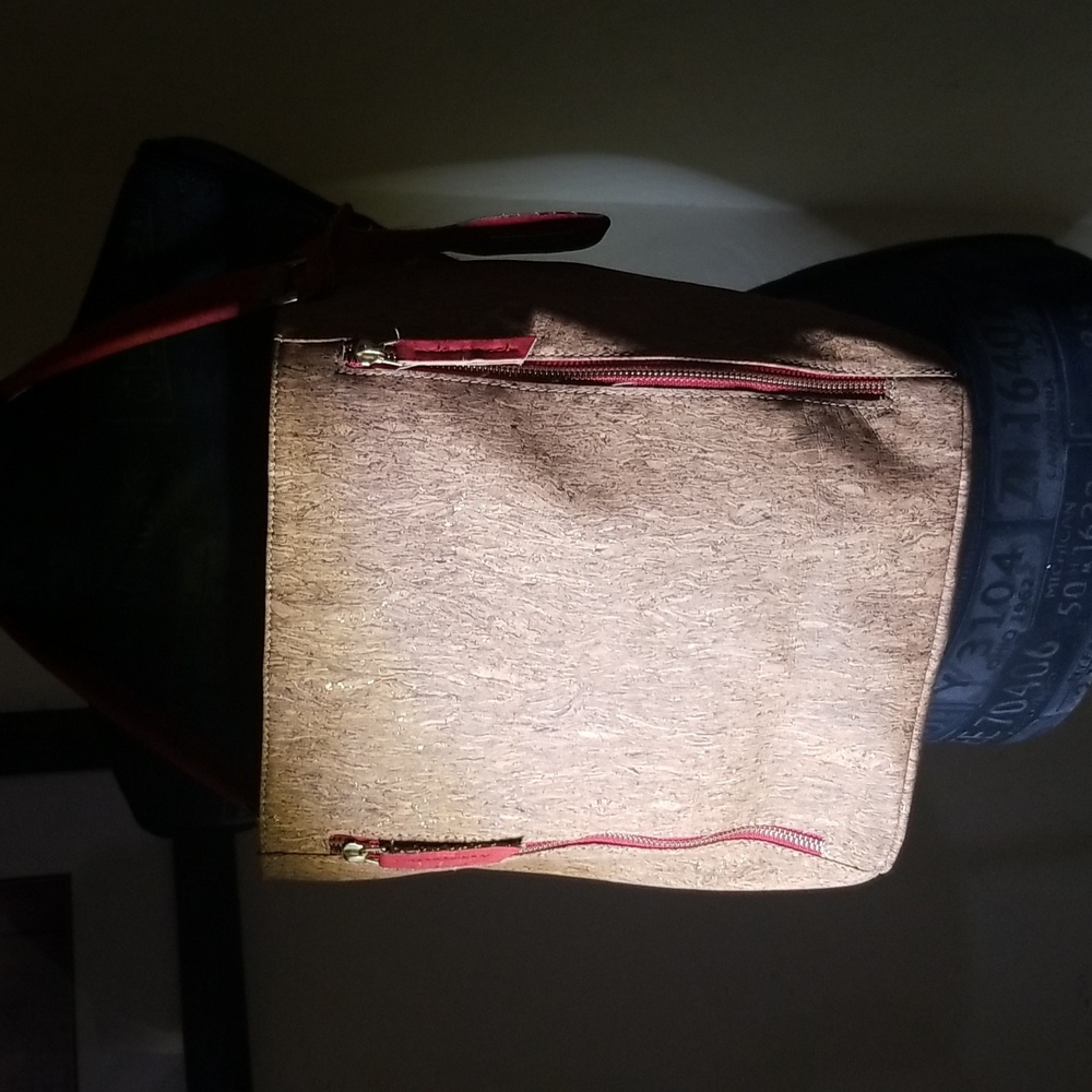 Natural cork bag